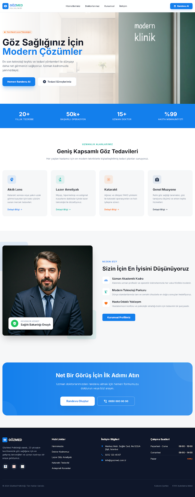 Göz Polikinliği Modern