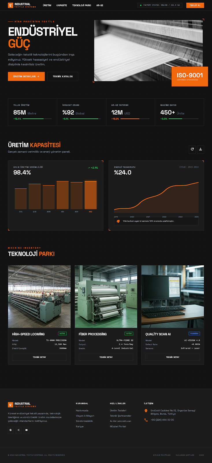Endüstriyel Tekstil Anasayfa