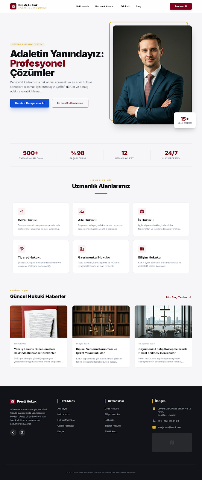 Hukuk Bürosu Anasayfa   Variant 2