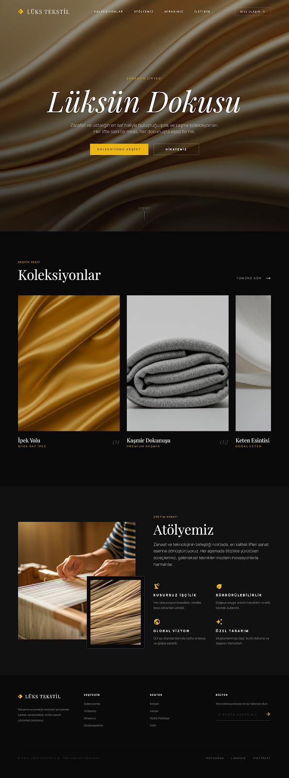 Lüks Tekstil Anasayfa