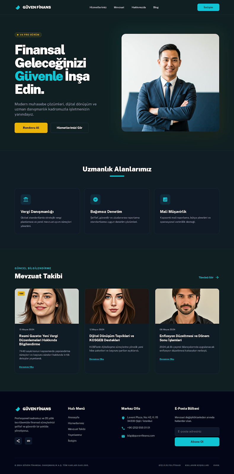 Minimalist Güven Tasarımı (v4)