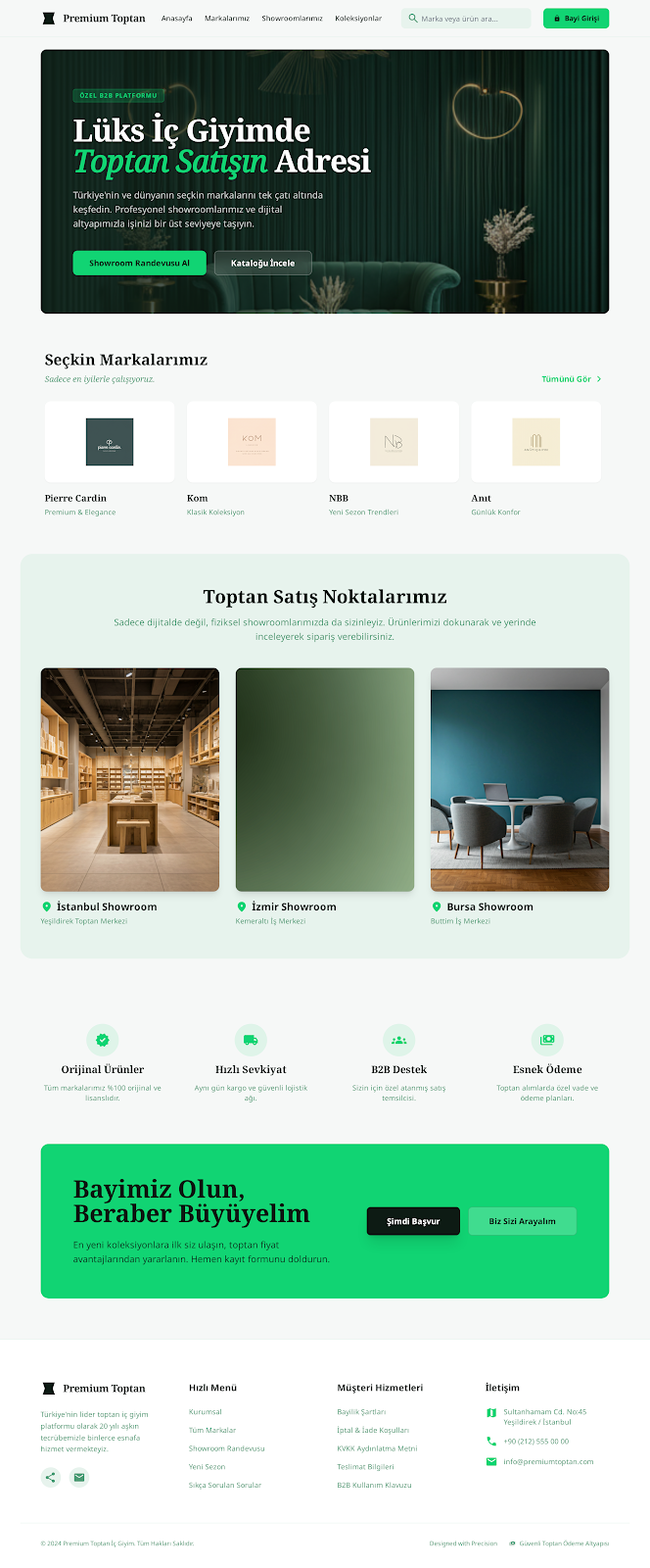 Premium Toptan Markalar Anasayfa