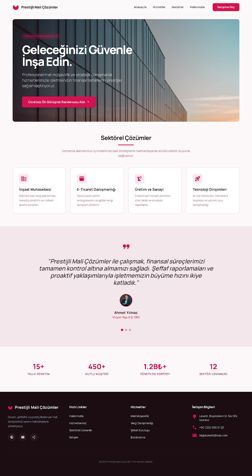 Prestijli Mali çözümler (v2)