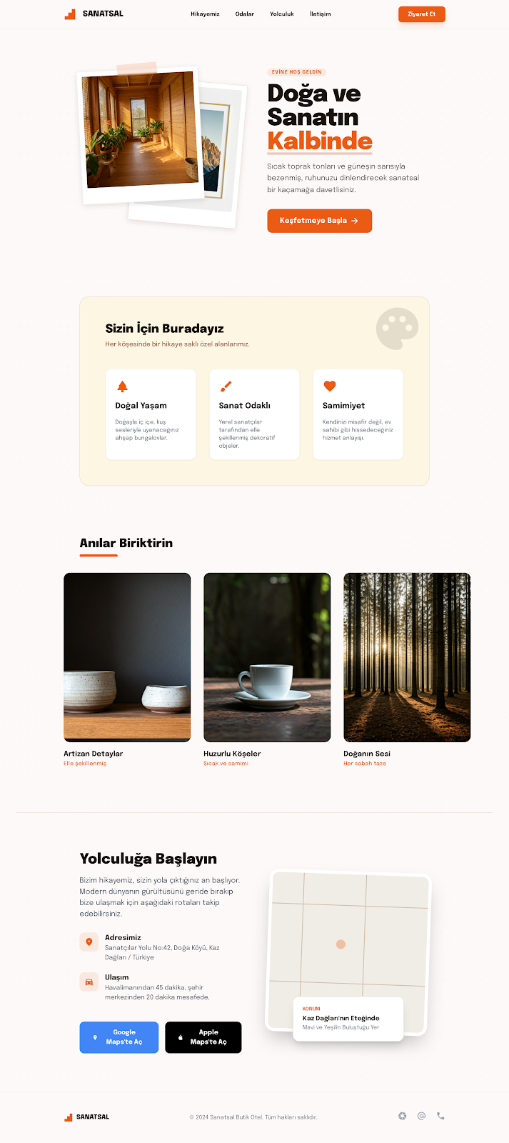 Sanatsal Butik Otel Tasarımı